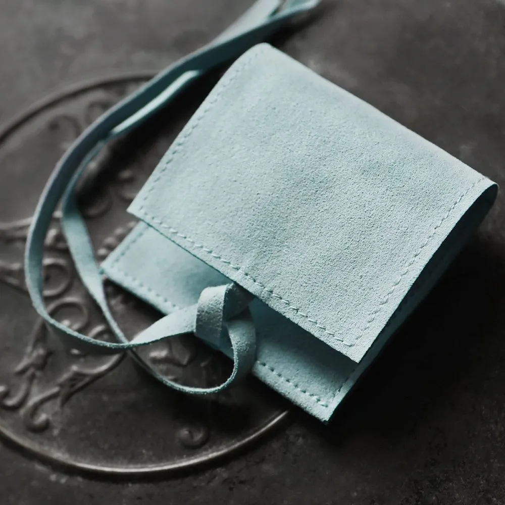 конверт для украшений, микрофибра, цвет голубой, 60х60 мм