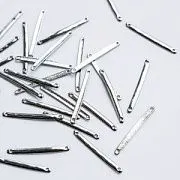 Коннектор "Жердь", цвет платина, 33x3x1 мм