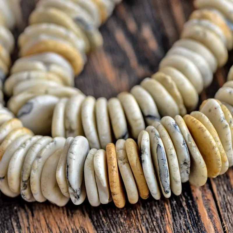 бусина говлит синтетический "хейши", размерный микс (уп. 20 г)